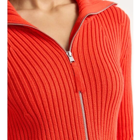 Sofia Women's Zippered Cardigan Sweater Sz XL - Picture 4 of 5